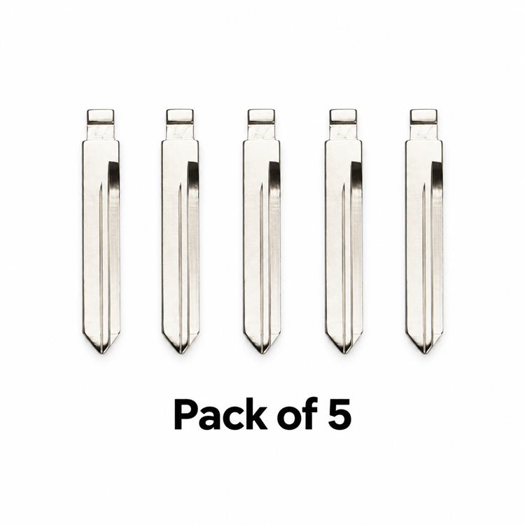 KEYDIY/ Xhorse TOY47 #Y-22 Flip Key Blade for Xhorse & KEYDIY Remotes - Pack of 5