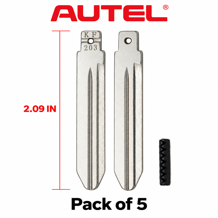 AUTEL KF203 CY24 Chrysler / Dodge / Jeep Key Blade for Autel Universal Keys - Pack of 5