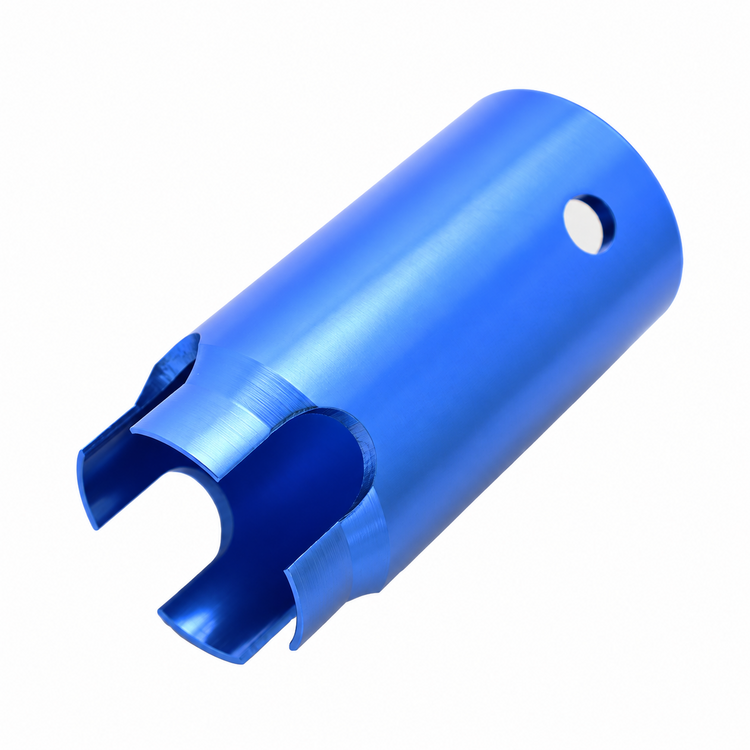Blue cylindrical ESL ELV removal socket