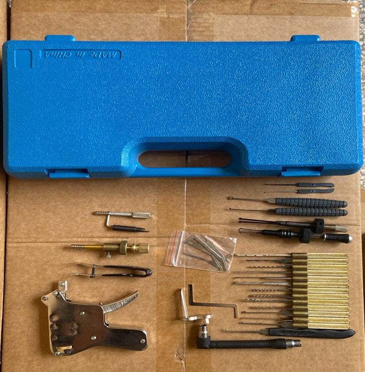 Locksmith Lock Pick Tool Set with Carrying Case