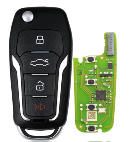 Xhorse XEFO01EN Super Remote Key – Ford Style, 4 Button