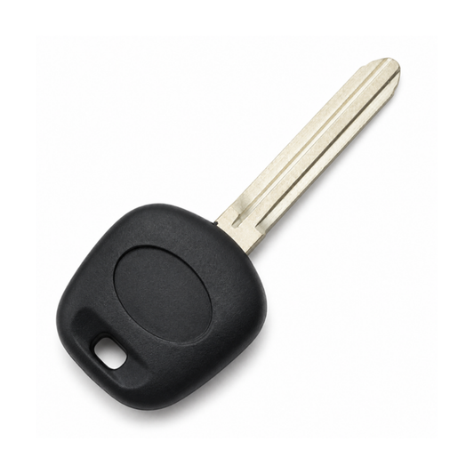 Toyota TOY43AT4 transponder key with Texas 4C chip, TR47 keyway, 1998–2004