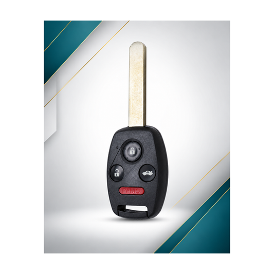 Honda Civic 4-button remote head key, FCC ID N5F-S0084A, 313.8 MHz, 2006–2011