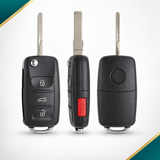 Volkswagen 4-Button PEPS Flip Key – NBG010206T – 315 MHz – ID48