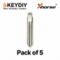 KEYDIY/ Xhorse DA34 / NSN14 #22 Flip Key Blade for Xhorse & KEYDIY Remotes - Pack of 5