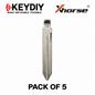 KEYDIY/ Xhorse Y157 / Y159 / CY24 #04 Flip Key Blade for Xhorse & KEYDIY Remotes - Pack of 5