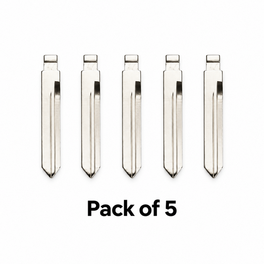 KEYDIY/ Xhorse TOY47 #Y-22 Flip Key Blade for Xhorse & KEYDIY Remotes - Pack of 5