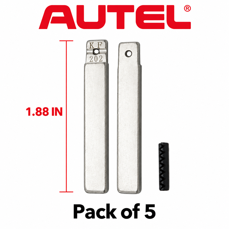 AUTEL KF202 HU100 GM / Chevrolet Key Blade for Autel Universal Keys - Pack of 5