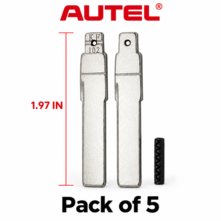 AUTEL KF102 HU66 VW / Audi Key Blade for Autel Universal Keys - Pack of 5
