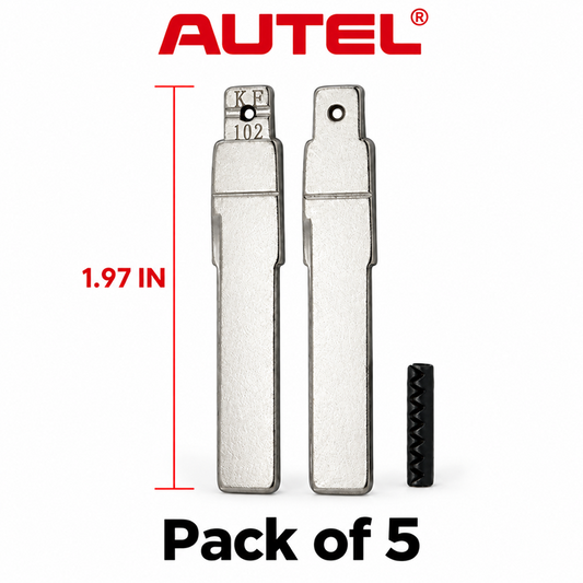 AUTEL KF102 HU66 VW / Audi Key Blade for Autel Universal Keys - Pack of 5