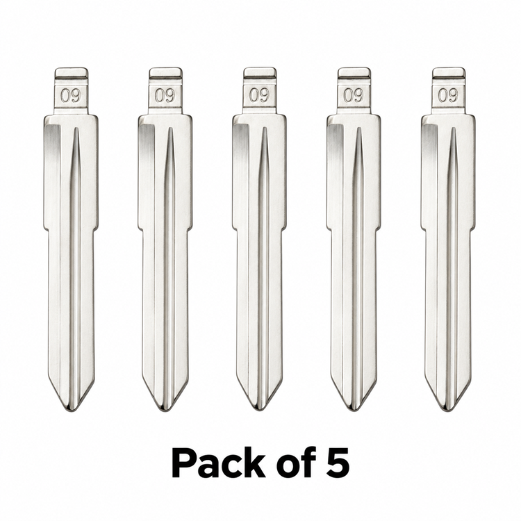 Aftermarket MAZ24 #09 Mazda Universal Flip Key Blade - Pack of 5