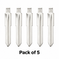 Aftermarket MAZ24 #09 Mazda Universal Flip Key Blade - Pack of 5