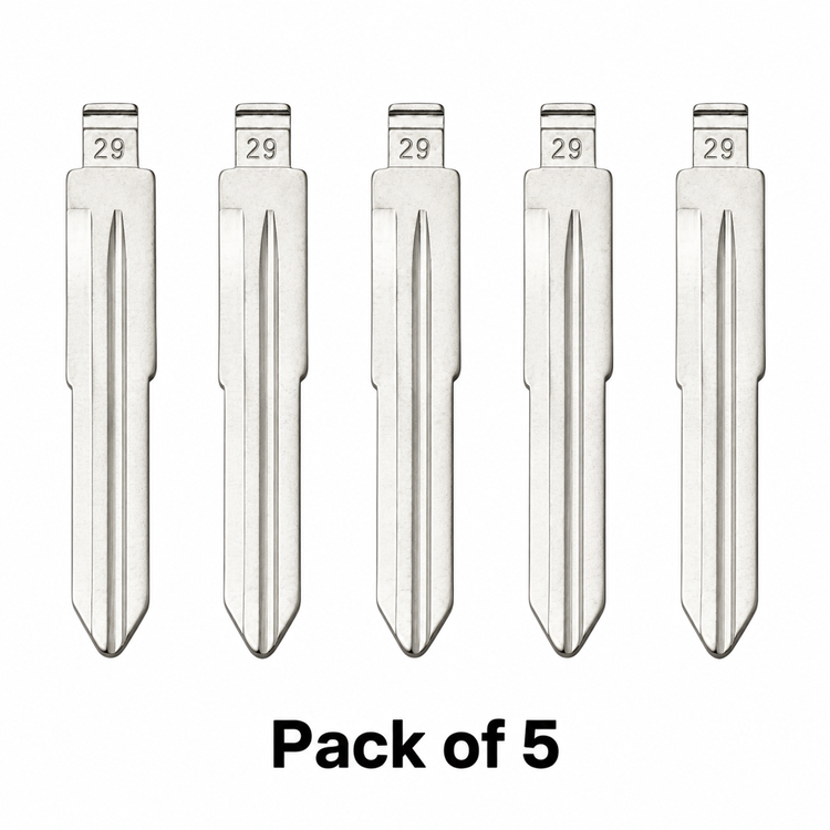Aftermarket HYN7R #29 Hyundai Universal Flip Key Blade - Pack of 5