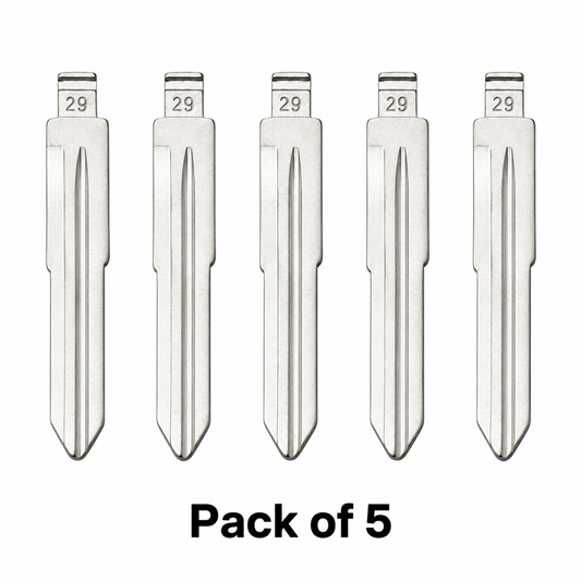 Aftermarket HYN7R #29 Hyundai Universal Flip Key Blade - Pack of 5