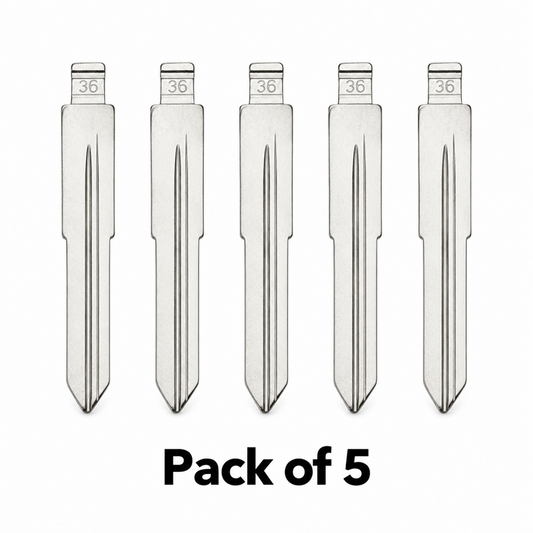 Aftermarket HY16 #36 Hyundai / Kia Universal Flip Key Blade - Pack of 5