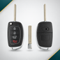 Hyundai Santa Fe 4-Button Remote Flip Key – TQ8-RKE-3F04 – 315 MHz – Non-Transponder
