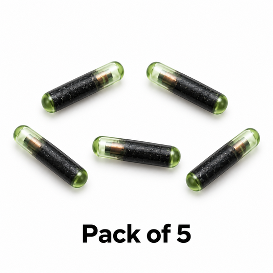 Megamos ID13 (T2) Glass Transponder Chip - Pack of 5