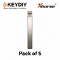 KEYDIY/ Xhorse HU100 #71 Flip Key Blade for Xhorse & KEYDIY Remotes - Pack of 5