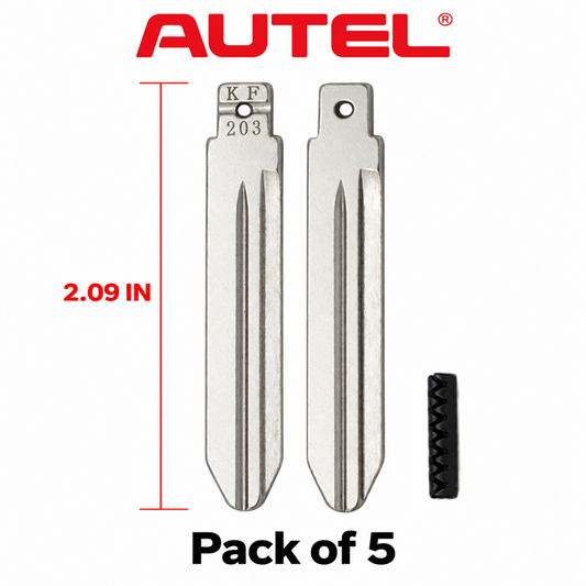 AUTEL KF203 CY24 Chrysler / Dodge / Jeep Key Blade for Autel Universal Keys - Pack of 5