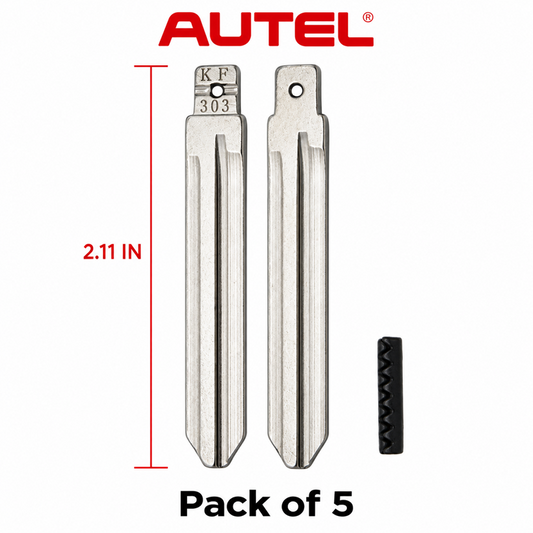 AUTEL KF303 TOY43 Toyota / Lexus Key Blade for Autel Universal Keys - Pack of 5