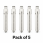 Aftermarket TOY43 / TR47 #02 Universal Flip Key Blade - Pack of 5
