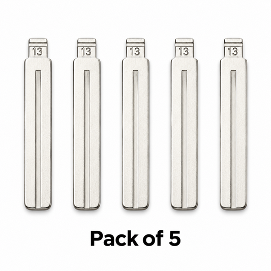 Aftermarket TOY40 #13 Lexus / Toyota Crown Universal Flip Key Blade - Pack of 5