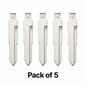 Aftermarket MIT2 #16 Mitsubishi Universal Flip Key Blade - Pack of 5