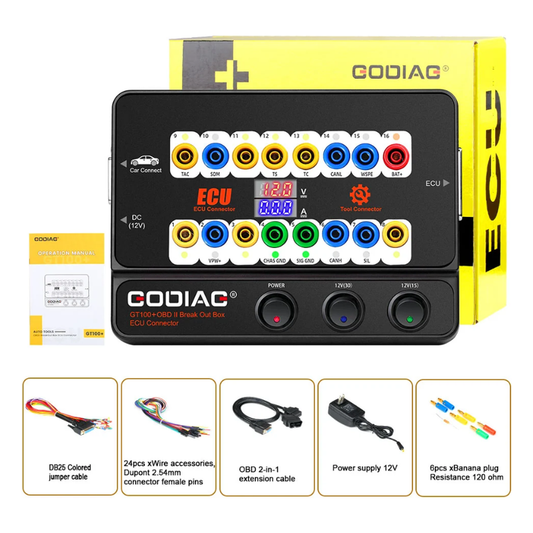 GODIAG GT100+ OBDII Breakout Box full kit