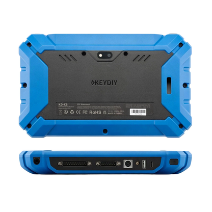 KEYDIY KD-X6 back panel and connection ports