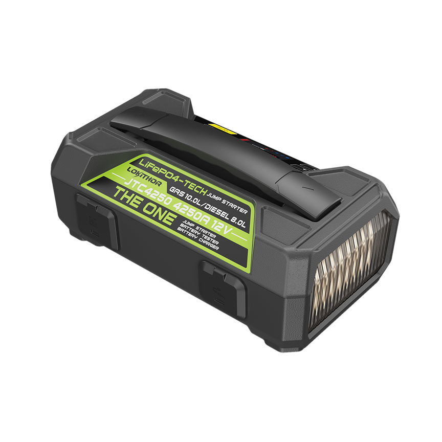 LOKITHOR JTC4250 4250A Jump Starter, Battery Charger & Tester