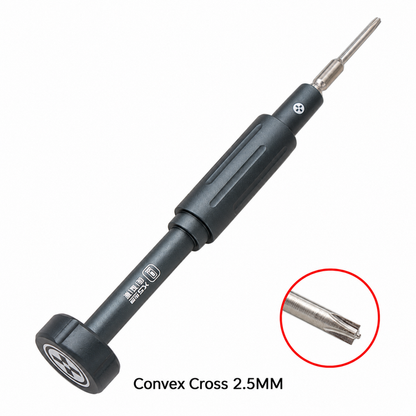 Convex Cross 2.5MM precision screwdriver with tip detail