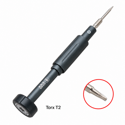 Torx T2 precision screwdriver with tip detail