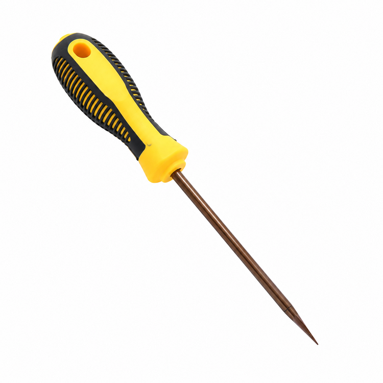 Yellow and black handled pointed tool included in the ESL ELV kit