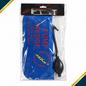 Large blue inflatable air wedge with hose and hand pump