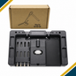 Flip key pin remover jig with adjustable vise and accessory tray