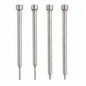 Four replacement punches for a flip key pin remover