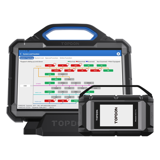 TOPDON Phoenix Max 13.3" OE-Level Diagnostic Scanner with Docking Station