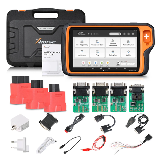 Xhorse VVDI Key Tool Plus Pad full kit with adapters, cables and carrying case