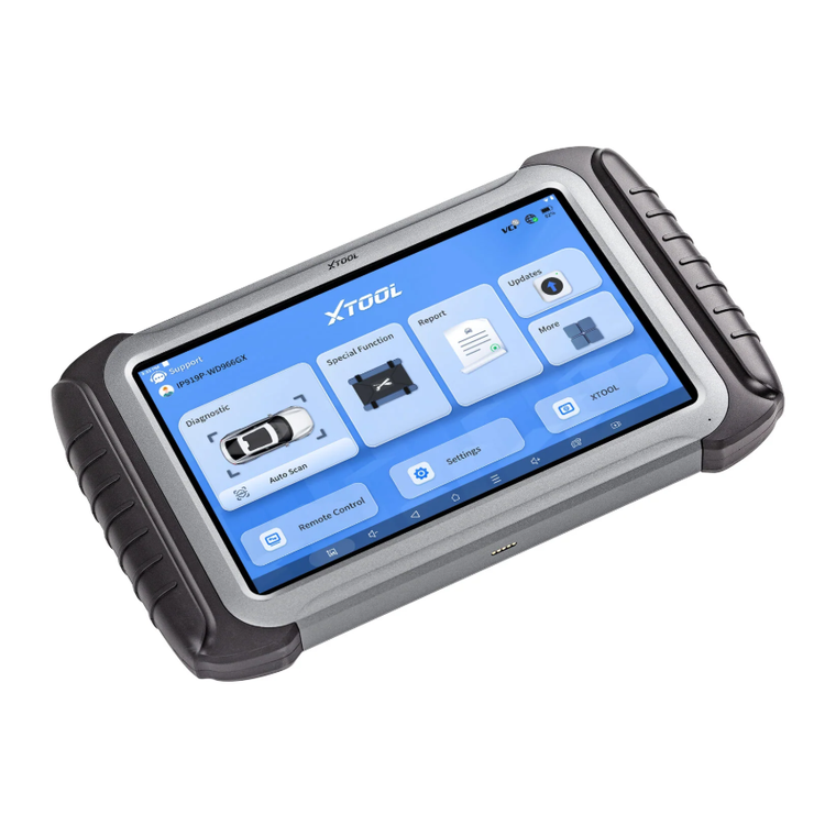 XTOOL IP919PRO 10.1-inch diagnostic tablet angled view