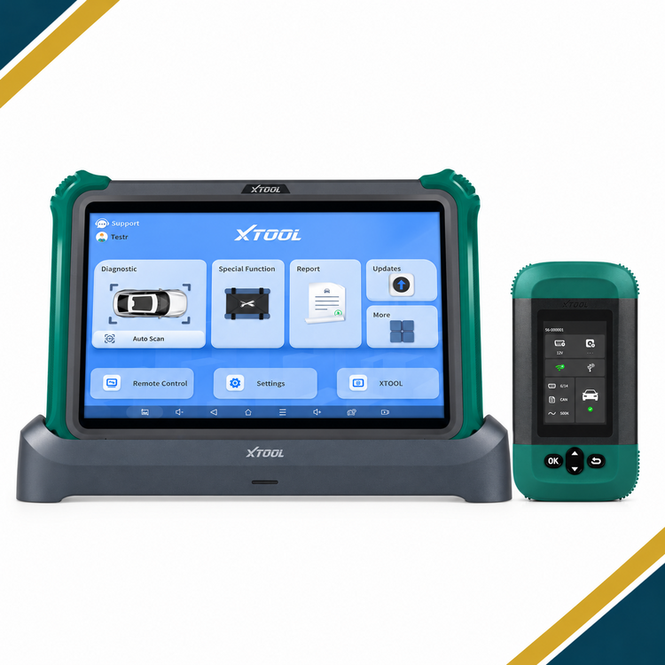 XTOOL Prodigy tablet, charging dock and VCI