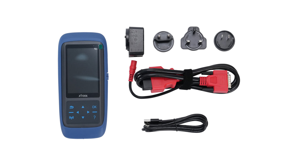 XTOOL TP150 with OBD cable, USB cable and charger
