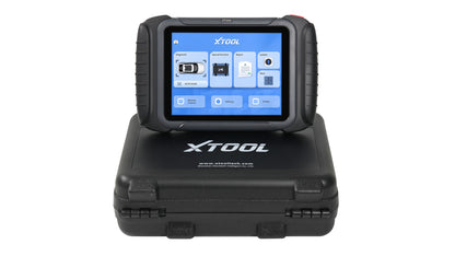 XTOOL XT80W tablet on carrying case