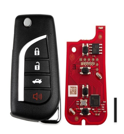 Xhorse XKTO12EN 2nd Gen Universal Remote Key – Toyota Style, 4 Button