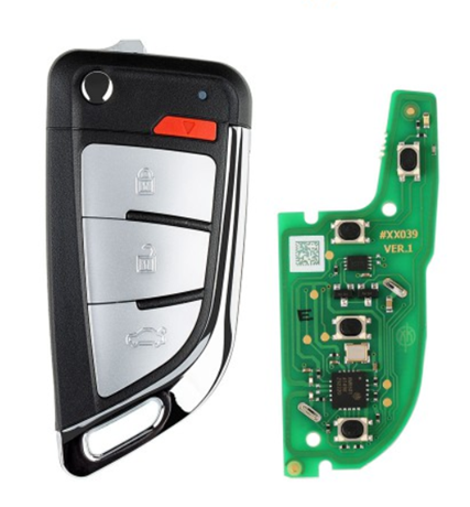 Xhorse XEKF20EN Super Remote Key – Knife Style, 4 Button