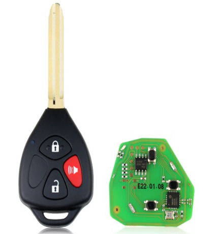 Xhorse XKTO04EN Universal Wired Remote Head Key – Toyota Style, 3 Button
