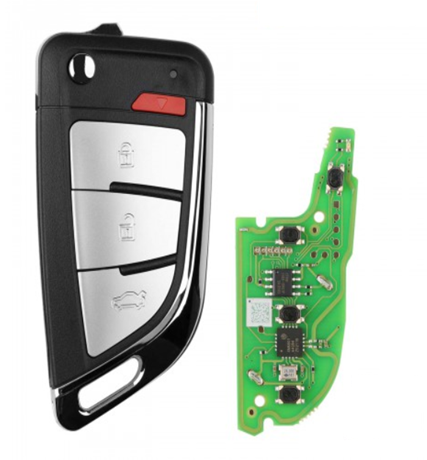 Xhorse XKKF20EN Universal Wired Remote Key – Knife Style, 4 Button