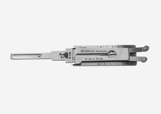 Original Lishi HU100 2-in-1 Pick & Decoder – GM 8-Cut