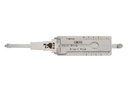 Original Lishi GM39 / B102 2-in-1 Pick & Decoder – GM 10-Cut