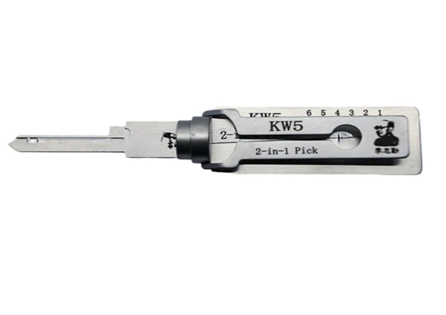 Original Lishi KW5 2-in-1 Pick & Decoder – Kwikset 6-Pin