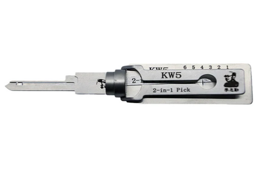 Original Lishi KW5 2-in-1 Pick & Decoder – Kwikset 6-Pin